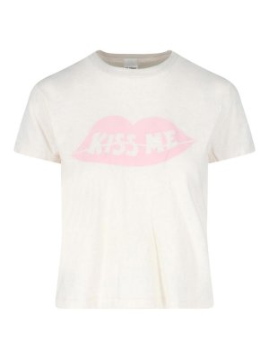 RE/DONE: t-shirts - kiss me t-shirt