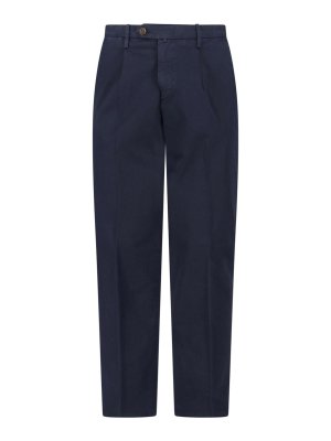 BRIGLIA 1949: Pantalons élégants - Pantalon Couturier - Bleu