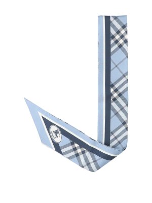 BURBERRY: ストール＆ショール - ストール/ショール - ブルー