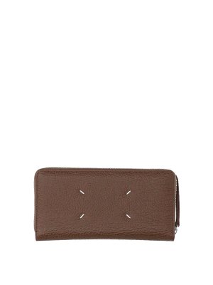 Maison Margiela: 財布＆ポーチ - 財布 - ブラウン