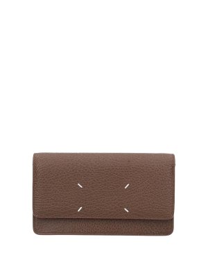 Maison Margiela: 財布＆ポーチ - 財布 - ブラウン
