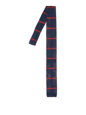 POLO RALPH LAUREN: ties & bow ties - Striped silk knit tie