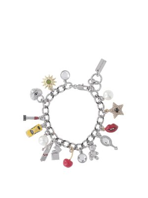 MARC JACOBS: Pulseras y brazaletes - Brazalete - Plata