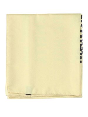 MARTINE ROSE: Stoles & Shawls - Logo scarf