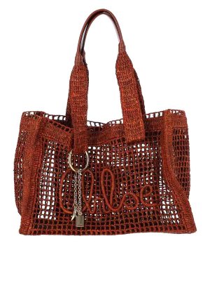 CHLOE': トートバッグ - トートバッグ - ブラウン