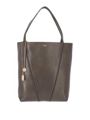 CHLOE': Bolsos Shopping - Bolso Shopping - Gris