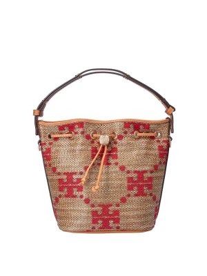 TORY BURCH: Bucket-bags - Bucket-Bag - Braun