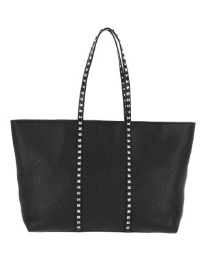 VALENTINO GARAVANI: totes bags - rockstud tote bag