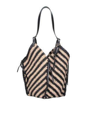 ISABEL MARANT: トートバッグ - トートバッグ - 黒