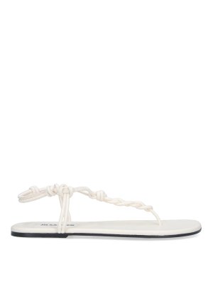 JIL SANDER: Sandalen - Sandalen - Weiß
