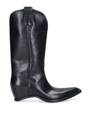 Maison Margiela: Bottes - Bottes - Noir