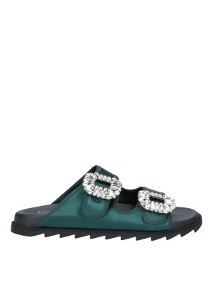 ROGER VIVIER: Mules - Mules - Vert