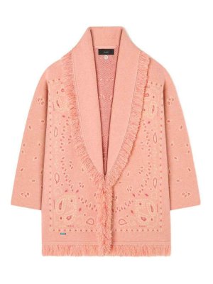ALANUI: cardigans - Bandana jacquard cardigan