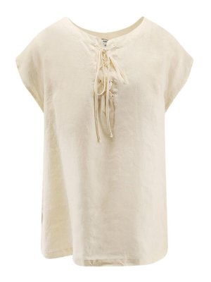 ASPESI: T-shirts - T-Shirt - Creme