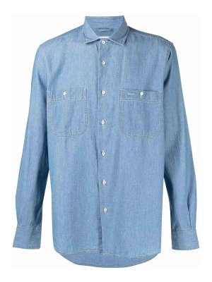 ASPESI: shirts - Chambray work shirt