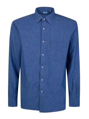 ASPESI: shirts - Japanese cotton chambray shirt