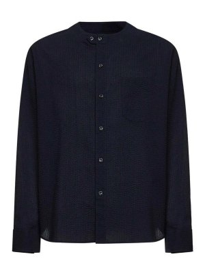 GIORGIO ARMANI: shirts - Asv cotton seersucker shirt