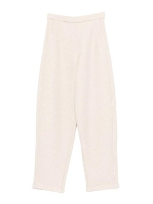 Max Mara: casual trousers - DENTE Cotton fleece trousers
