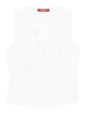 MAX MARA STUDIO: Chalecos  - Chaleco - Blanco