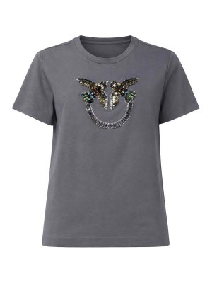 Pinko: T-shirts - T-Shirt - Gris
