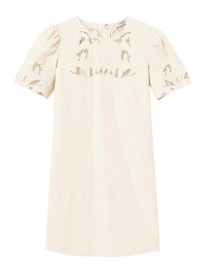 TWINSET: ショートドレス - ショートドレス - ライトベージュ