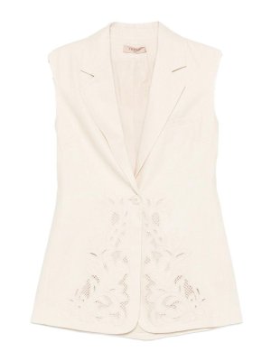 TWINSET: Westen - Weste - Beige