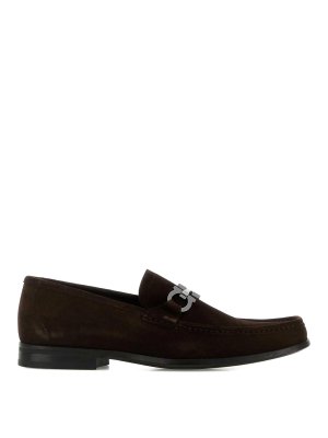 SALVATORE FERRAGAMO: Mocasines y Zapatillas - Mocasines - Marrón