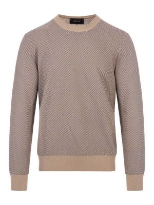 Hugo Boss: Pull col rond - Pull Col Rond - Marron
