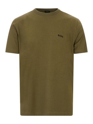 Hugo Boss: T-shirts - T-Shirt - Grün