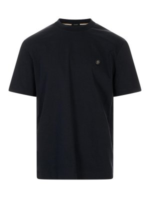 Hugo Boss: T-shirts - T-Shirt - Blau