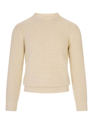CANALI: Suéteres con cuello pico - Suéter Cuello Redondo - Blanco