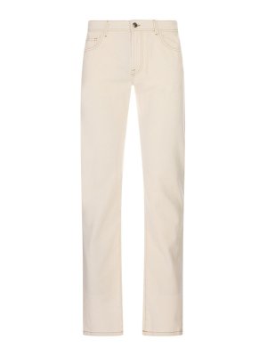 CANALI: Jeans Rectos - Vaqueros Rectos - Blanco