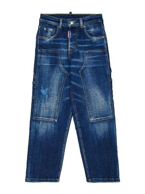 DSQUARED2: Jeans Rectos - Vaqueros Rectos - Azul