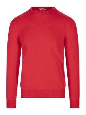 FEDELI: Pull col rond - Pull Col Rond - Rouge