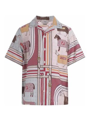 Fendi Jr: Chemises - Chemise - Multicolore
