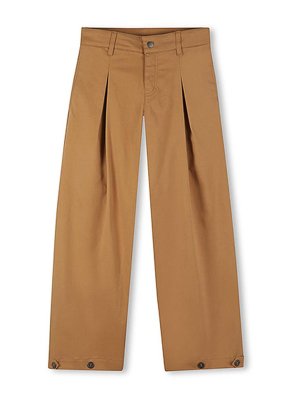GIVENCHY: casual trousers - Wide-Leg Trousers With Patch Detail