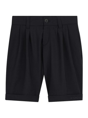 GIVENCHY: Hosen Shorts - Shorts - Blau