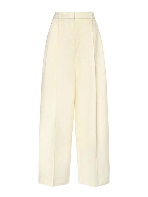 JACQUEMUS: カジュアルトラウザー - カジュアルパンツ - 白