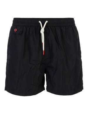 KITON: Bañadores y boxer de baño - Boxers De Baño - Negro