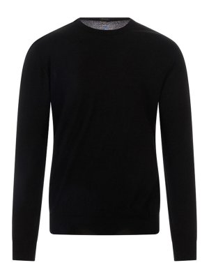 KITON: Suéteres con cuello pico - Suéter Cuello Redondo - Negro