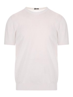 KITON: Pull col rond - Pull Col Rond - Blanc