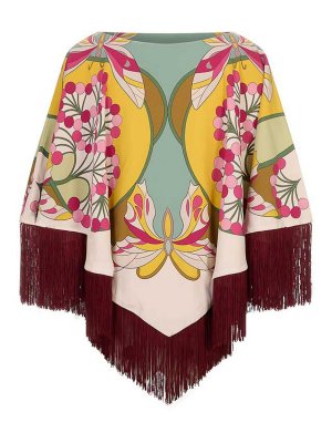 LA DOUBLEJ: Tops & Tank tops - Reversible Mini Poncho Top