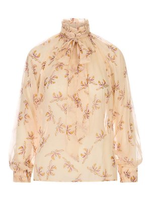 LA DOUBLEJ: Blusas - Blusa - Color Carne Y Neutral