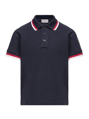 MONCLER: Polos  - Polo - Bleu