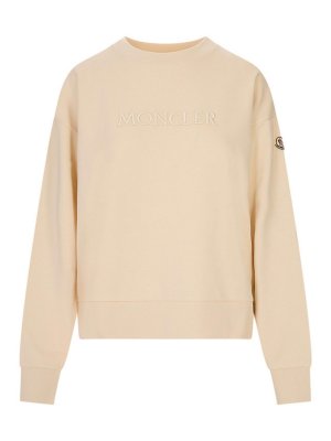 MONCLER: Sweatshirts und Pullover - Sweatshirt - Weiß