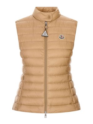 MONCLER: Westen - Weste - Braun