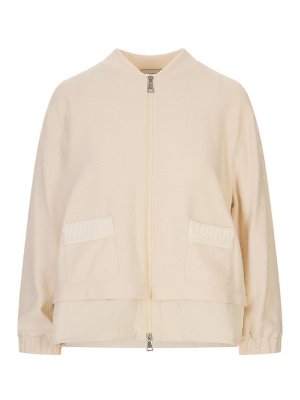 MONCLER: カーディガン - カーディガン - 白