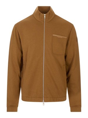 MONCLER: Felpe e maglie - Felpa Aperta Con Cappuccio