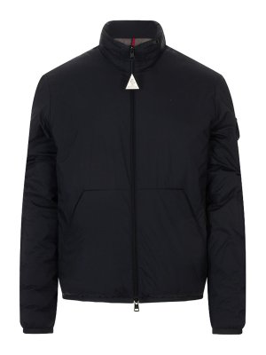 MONCLER: Kurze Daunenjacken - Daunenjacke - Blau