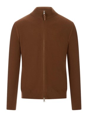 MONCLER: Cardigans - Cardigan - Marron